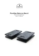 Nohrd FlowRow Balance-Board Owner'S Manual preview