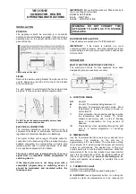 Предварительный просмотр 1 страницы Noirot MELODIE Operating Instructions