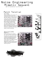 Preview for 2 page of Noise Engineering Mimetic Sequent Manual