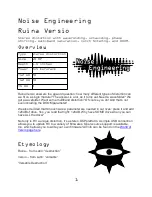 Noise Engineering Ruina Versio Quick Start Manual предпросмотр