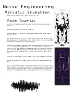 Preview for 2 page of Noise Engineering Variatic Erumption Manual