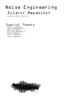 Preview for 9 page of Noise Engineering Zularic Repetitor Manual