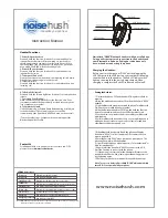 noisehush N500 Instruction Manual preview