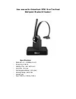 Preview for 1 page of noisehush N780 User Manual