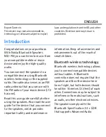Preview for 3 page of Nokia 02703V6 - Bluetooth Speaker User Manual