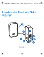 Preview for 22 page of Nokia 02703V6 - Bluetooth Speaker User Manual