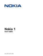 Preview for 1 page of Nokia 1 User Manual