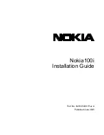 Nokia 100i Installation Manual предпросмотр