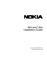 Nokia 100s Installation Manual предпросмотр