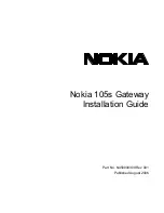 Предварительный просмотр 1 страницы Nokia 105s Installation Manual