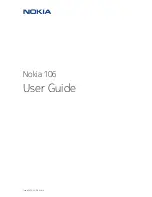 Nokia 106 User Manual preview