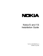 Nokia 10i Installation Manual preview