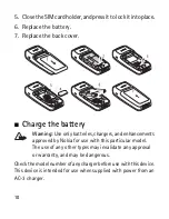 Preview for 11 page of Nokia 1200 - Cell Phone 4 MB User Manual