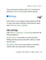 Предварительный просмотр 43 страницы Nokia 1265 User Manual