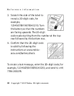 Предварительный просмотр 68 страницы Nokia 1265 User Manual