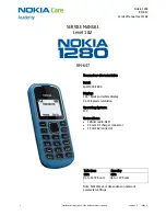 Nokia 1280 RM-647 Service Manual preview