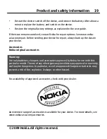 Preview for 19 page of Nokia 1280 User Manual