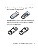 Предварительный просмотр 15 страницы Nokia 1325 User Manual