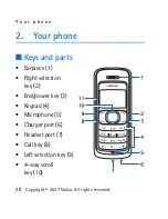 Предварительный просмотр 20 страницы Nokia 1325 User Manual