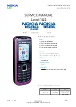 Nokia 1680 - Classic Cell Phone Service Manual предпросмотр