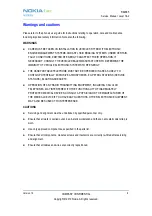 Preview for 6 page of Nokia 1706 Service Manual