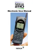 Nokia 2110 Electronic User'S Manual preview