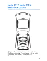 Preview for 84 page of Nokia 2125 User Manual