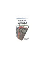 Nokia 2160 Owner'S Manual предпросмотр