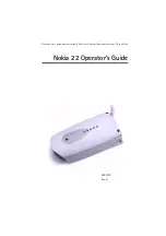 Preview for 1 page of Nokia 22 Operator'S Manual