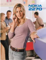 Предварительный просмотр 1 страницы Nokia 2270 User Manual