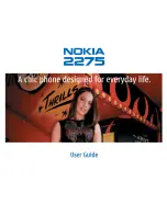 Предварительный просмотр 1 страницы Nokia 2275 User Manual