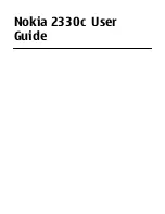 Preview for 1 page of Nokia 2330C User Manual