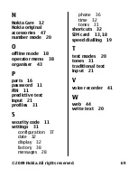 Preview for 70 page of Nokia 2330C User Manual