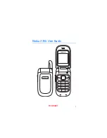 Предварительный просмотр 1 страницы Nokia 2355 User Manual