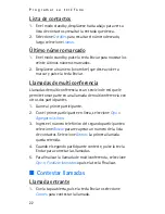 Предварительный просмотр 23 страницы Nokia 2366i - Cell Phone - Verizon Wireless (Spanish) Manual Del Usuario