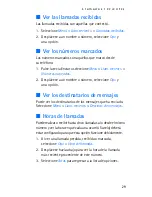 Предварительный просмотр 30 страницы Nokia 2366i - Cell Phone - Verizon Wireless (Spanish) Manual Del Usuario