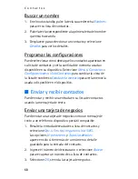 Предварительный просмотр 69 страницы Nokia 2366i - Cell Phone - Verizon Wireless (Spanish) Manual Del Usuario