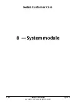 Preview for 171 page of Nokia 2626 - Cell Phone - GSM Service Manual