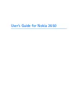 Nokia 2650 - Cell Phone 1 MB User Manual предпросмотр