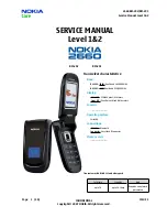 Nokia 2660 RM-292 Service Manual preview