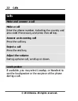 Preview for 22 page of Nokia 2710 User Manual