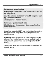 Предварительный просмотр 51 страницы Nokia 2720 fold User Manual
