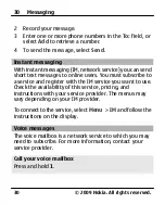 Предварительный просмотр 30 страницы Nokia 2720 User Manual
