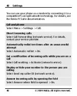 Предварительный просмотр 40 страницы Nokia 2720 User Manual