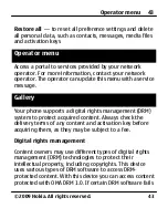 Предварительный просмотр 43 страницы Nokia 2720 User Manual