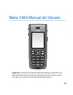 Предварительный просмотр 134 страницы Nokia 2865 User Manual