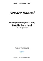 Nokia 300 Service Manual предпросмотр