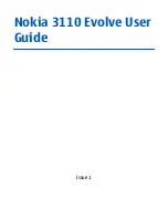 Preview for 1 page of Nokia 3110 Evolve User Manual