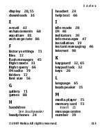 Preview for 113 page of Nokia 3110 Evolve User Manual