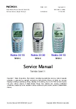 Nokia 3310 Service Manual preview